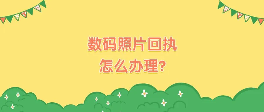 数码照片回执怎么办理？