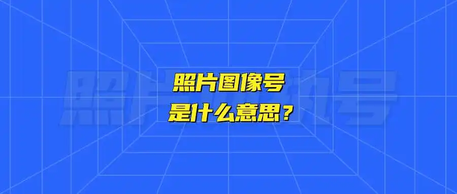 照片图像号是什么意思？